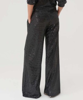 Sequinned trousers