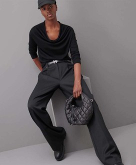 Wide-leg trousers