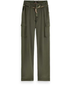 Faye - high rise relaxed tapered leg paper bag...