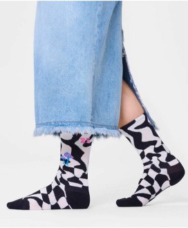 Happy Socks Distorted Check Κάλτσα
