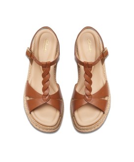 Clarks Kimmei Twist Tan Leather