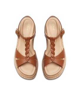 Clarks Kimmei Twist Tan Leather