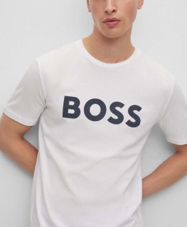 T-SHIRT WITH RUBBER-PRINT LOGO