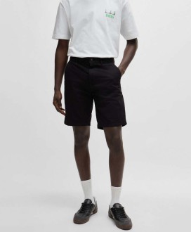 SHORTS IN STRETCH-COTTON TWILL
