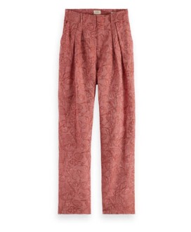 Faye high rise relaxed tapered leg trousers