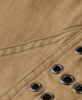 Festival jacket with eyelets