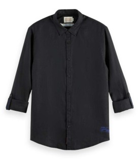 Linen Shirt With Sleeve Adjustments