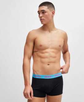 THREE-PACK OF LOGO-WAISTBAND TRUNKS