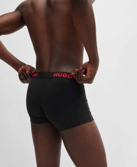 THREE-PACK OF STRETCH-JERSEY TRUNKS WITH LOGO WAISTBANDS