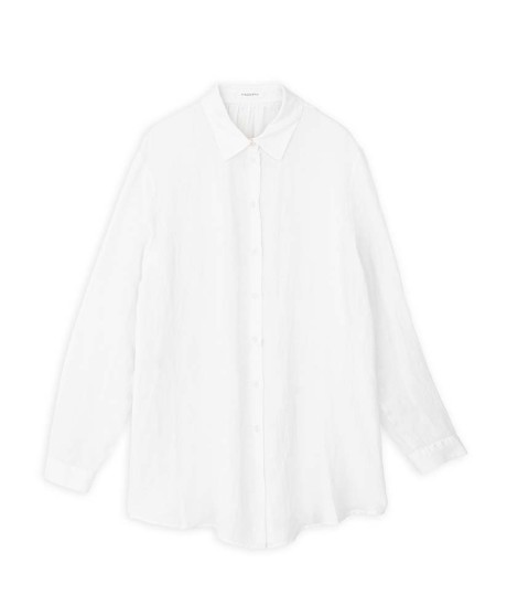 Gauze oversized shirt
