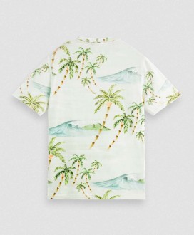 PRINTED JERSEY CREWNECK T-SHIRT