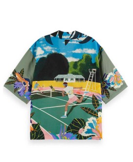 Printed Camp Shirt