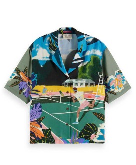 Printed Camp Shirt