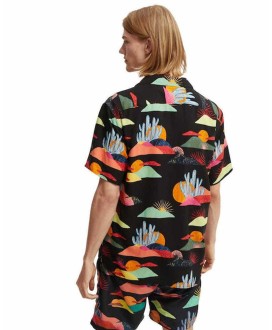 Abel Macias X Scotch & Soda Printed Shortsleeve Shirt