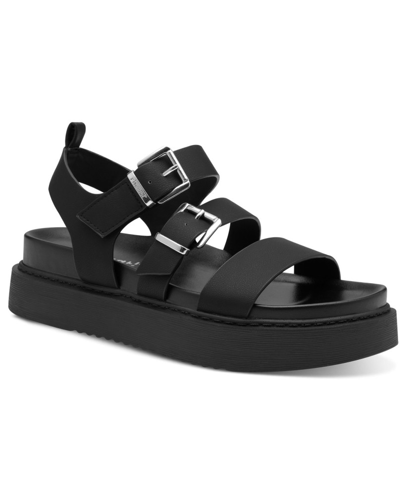 Flat Sandal μαύρο