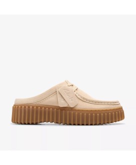 Torhill Mule Ecru Suede