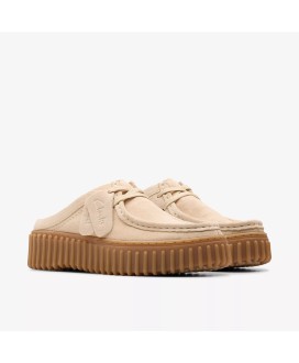 Torhill Mule Ecru Suede