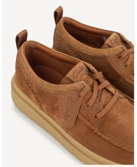 Clarks Polden Moc Cola Suede