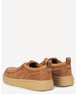 Clarks Polden Moc Cola Suede