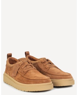 Clarks Polden Moc Cola Suede