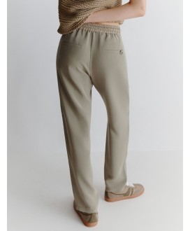 Flowing joggers - GREEN