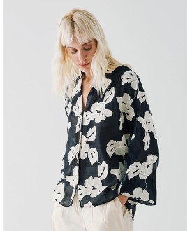Πουκάμισο με floral σχέδια