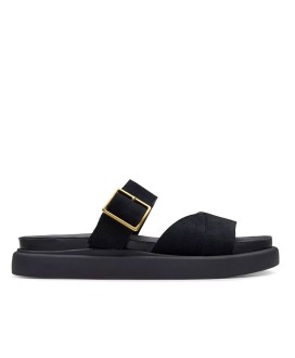 Aristella Mule Black Suede
