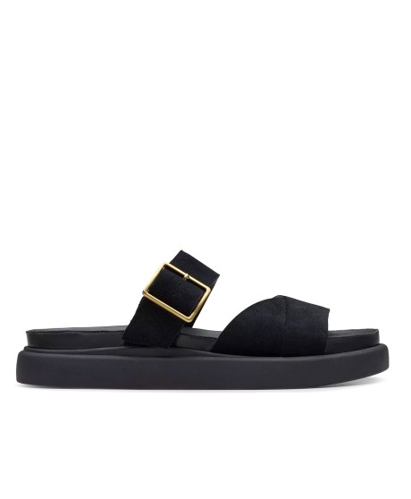 Aristella Mule Black Suede