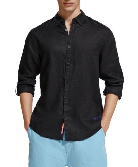 Linen Shirt Roll up Sleeves