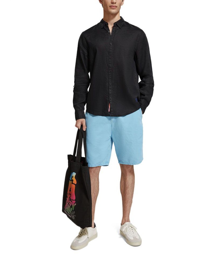 Linen Shirt Roll up Sleeves