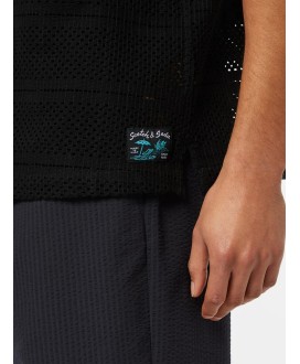 Crochet Short Sleeve Shirt