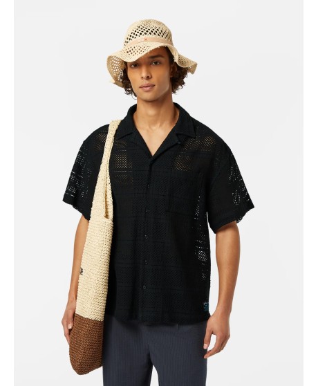 Crochet Short Sleeve Shirt