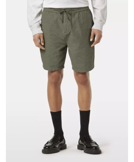 Fave cotton/linen twill bermuda