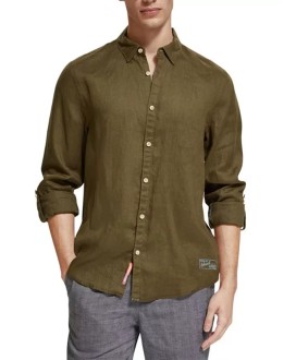 Linen Shirt Roll up Sleeves