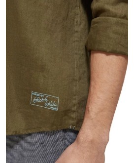 Linen Shirt Roll up Sleeves