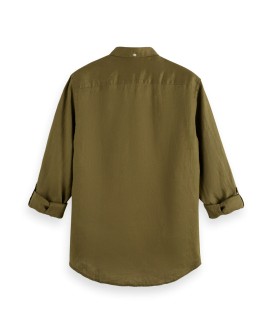 Linen Shirt Roll up Sleeves