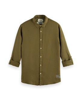 Linen Shirt Roll up Sleeves