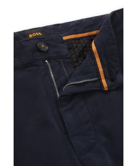 Boss Slim-fit chinos in structured comfort-stretch cotton