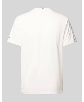 Cotton t-shirt Portofino with overdrink embroidery