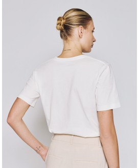 T-shirt V λαιμόκοψη