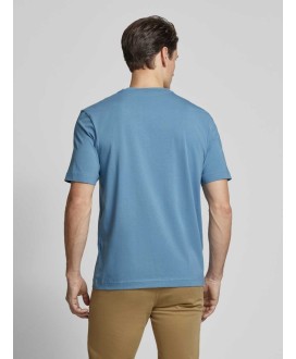 T-SHIRT IN STRETCH COTTON WITH LOGO PRINT