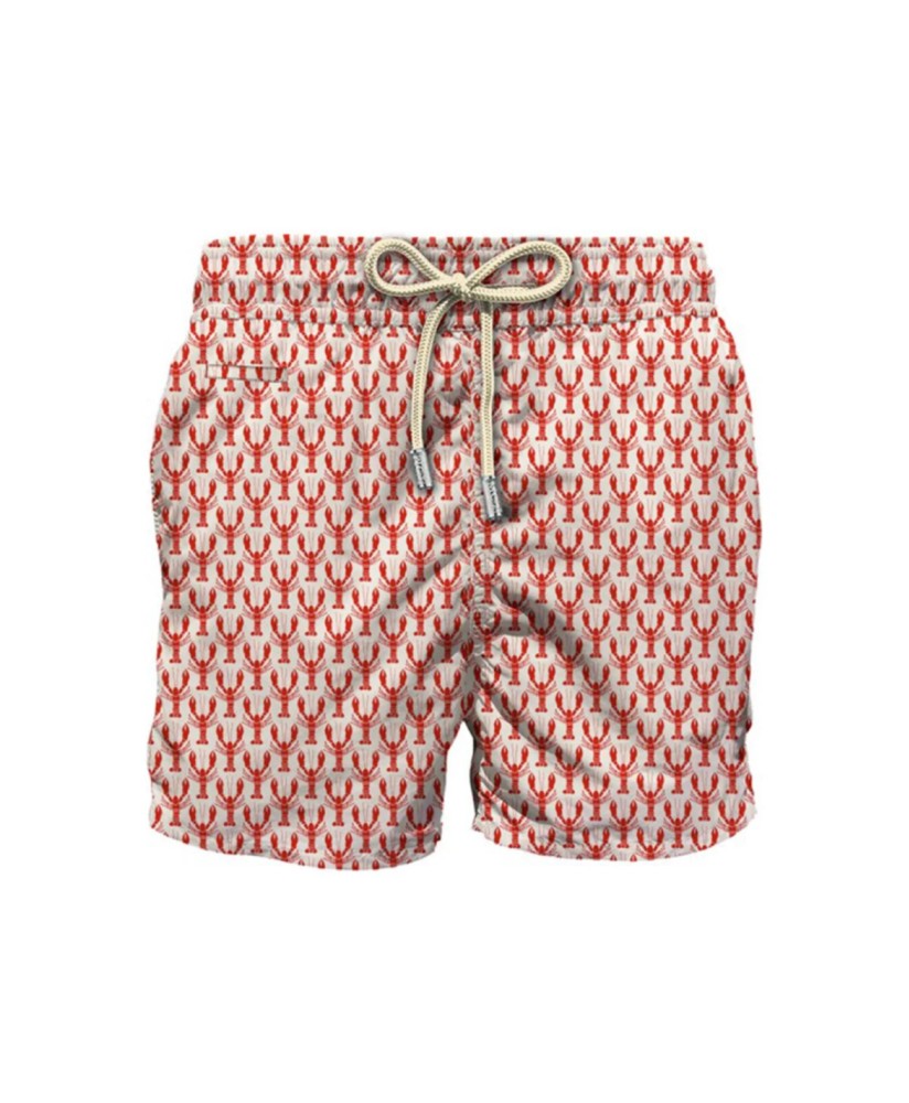 Lightweight fabric swim shorts lobster crew