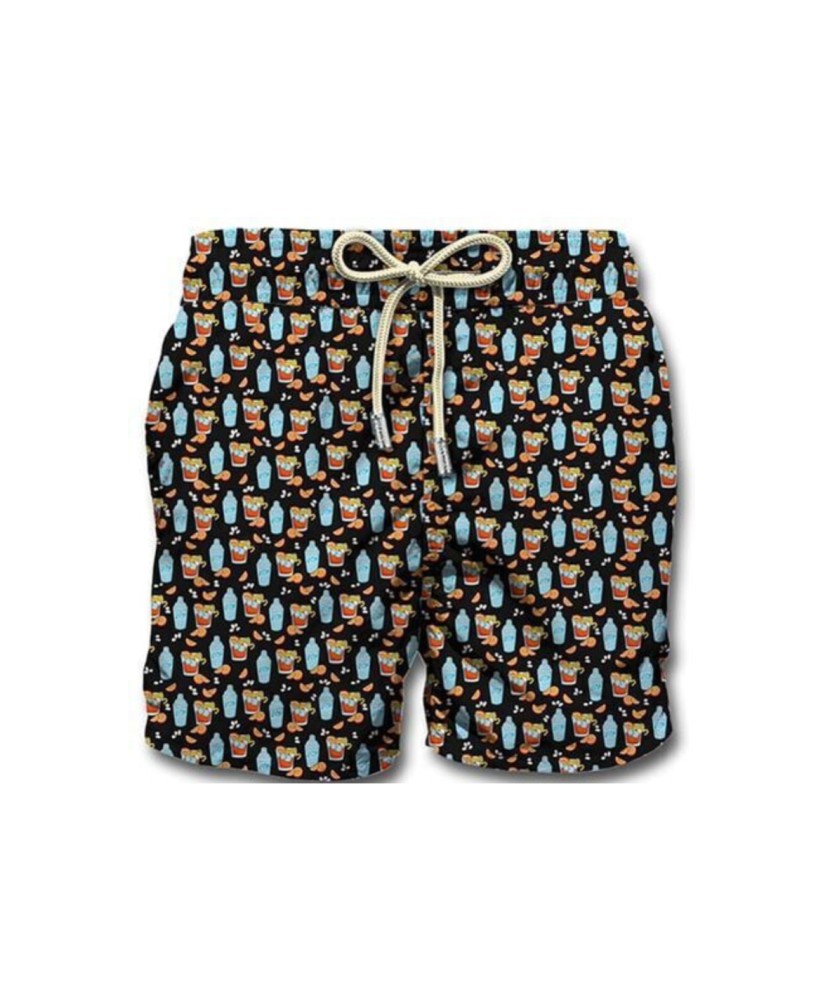 Lightweight fabric swim shorts Negroni Drink