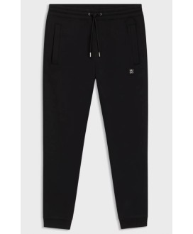 Cotton tracksuit bottoms with stacked logo