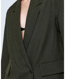 Σακάκι oversized με τσέπες