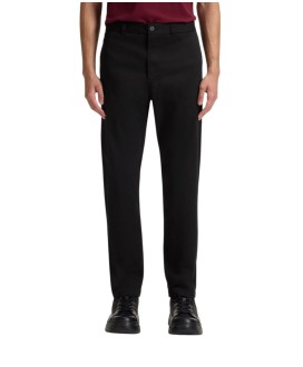 Slim-fit trousers in stretch-cotton gabardine