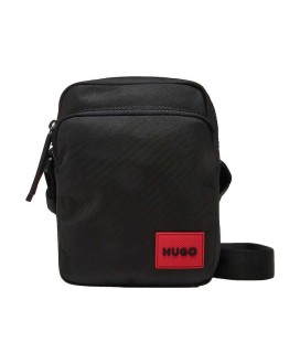 Reporter bag with rubber logo patch