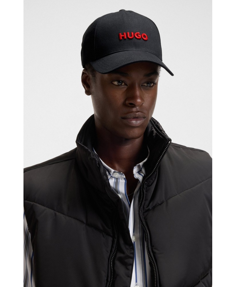 Cotton-twill cap with logo