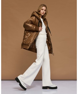 Μπουφάν puffer με κουκούλα