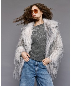 Γούνα με μακριά συνθετική τρίχα